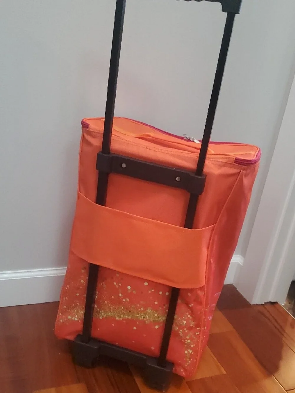 Ulta Beauty Orange Branded Rolling Makeup Case